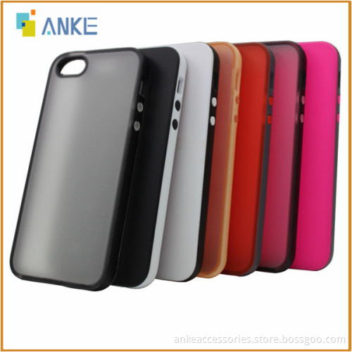 Simple Design Double TPU Injection Case for IPhone 5 5S 5G,PC+Silicon,OEM ODM and Wholesale Welcome
